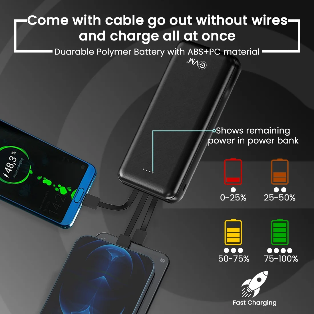 EVM Power Bank 20000 mAh (P0101) view 4